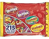 Skittles/Starburst 215 Fun Size Pieces Bag