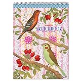eeBoo Birds And Berries Sketchbook, 1 EA
