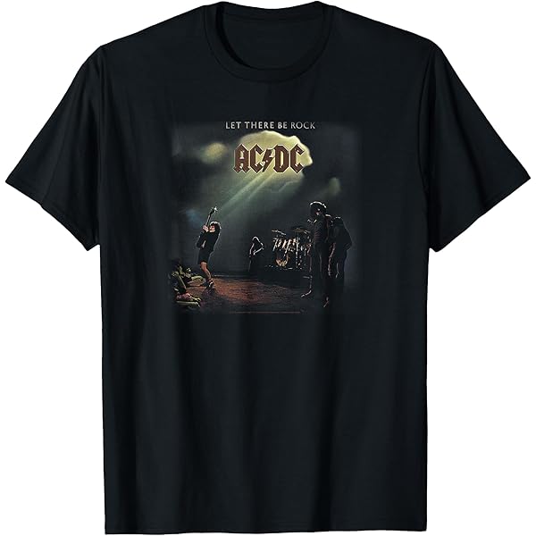Amazon.com: ACDC - Let There Be Rock T-Shirt : Clothing, Shoes