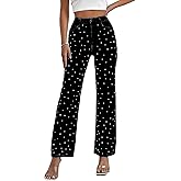 Kedera Women's High Waisted Jeans Boyfriend Baggy Wide Straight Leg Casual Denim Pants Trousers