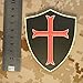 US Seals DEVGRU Crusaders Templar Knight Cross Morale PVC 3D Touch Fastener Patch