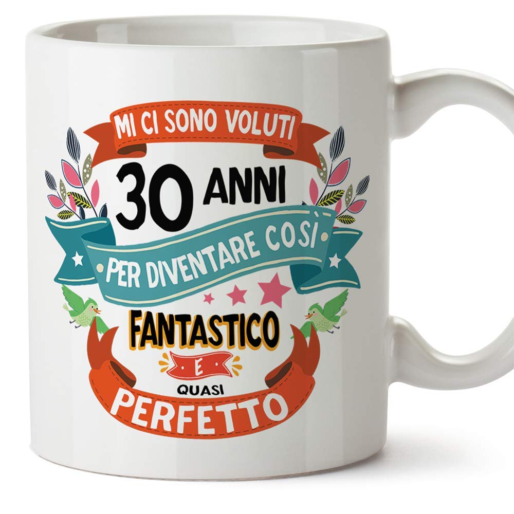 MUGFFINS Mug 30th Birthday (in Italian)