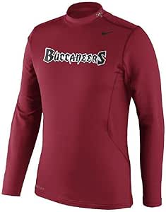 red nike mock turtleneck