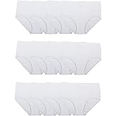 Fruit of the Loom womens Eversoft Cotton Underwear Multipacks, Tag Free & Breathable, Available in Plus Size
