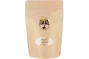English Tea Store Angels Dream - Black Tea | Loose Leaf Pouches - 4oz | Maple and Wild Blackberry Flavored Blend | Assam Sri Lanka and Formosa Tea Fusion | Sweet Fruity Tea