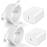 AISNI Fast Charger for iPhone 14 13 with 10 Ft iPhone Charger Cable | 2 Pack 20W PD USB C Charger Block Long Fast Chargers Co