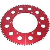 pinkhatcat #35 Chain 74 Tooth Split Sprocket for Predator 212cc 196cc 6.5hp 7.0hp Coleman CT200U BT200X CT100U TrailMaster MB200 MegaMoto B212 Motovox Doodlebug Baja Mini Bike Go Kart Cart Parts