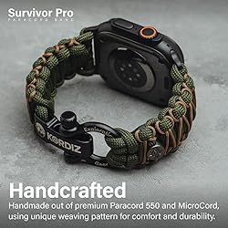 KORDIZ Survivor Pro - Nylon Paracord band for Apple