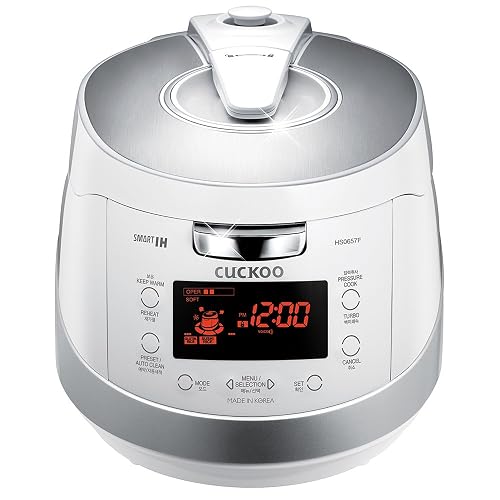 CUCKOO CRP-HS0657FW 6-Cup (Uncooked) 12-Cup (Cooked) Induction Heating ...