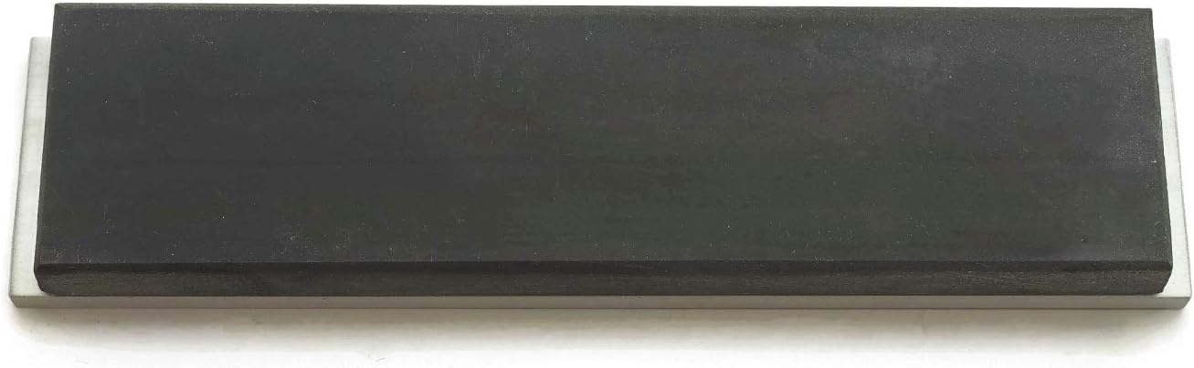 Guangxi Whetstone (4" x 1" x 0.25" Chinese Natural Sharpening Stone with Aluminum Mounting of Estimated 8,000 grit) for KME