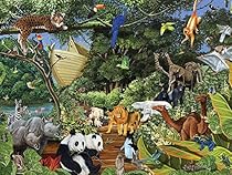 Cobble Hill Noah's Gathering 400 Piece Family Puzzle