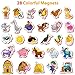 Little World Large Set of Safe Fridge Magnets for Toddlers 1-3 - Refrigerator Magnets for Kids – Baby Magnets for Refrigerator 1 Year Old - Magnetic Animals for Toddlers 1-3 - Farm Animal Magnets
