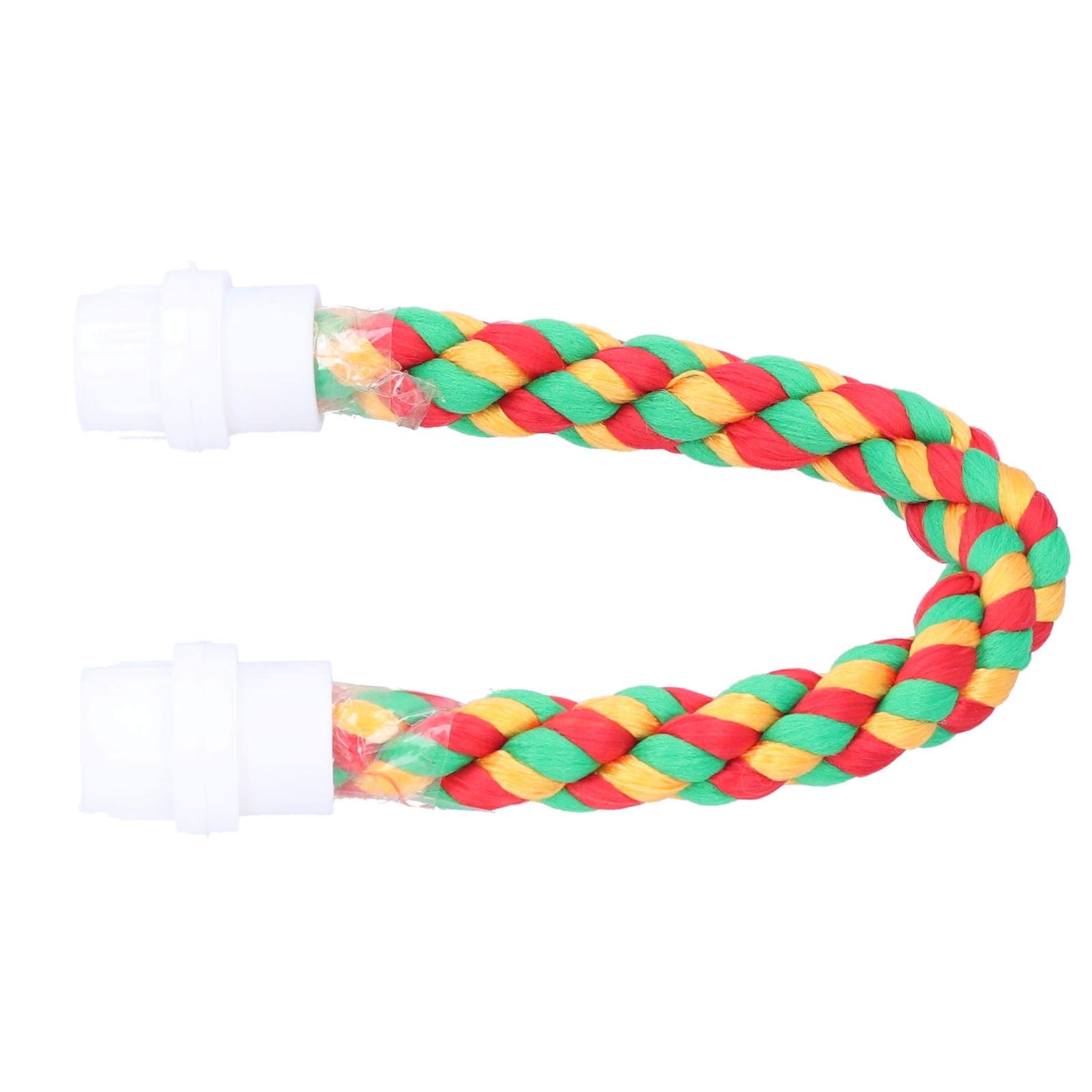 Bird Perches Rope, 11.8in Colorful Birds Stand Toy U Shape Cotton Standing Rod To Saves Space Of Cage For Developing Coordination Balance