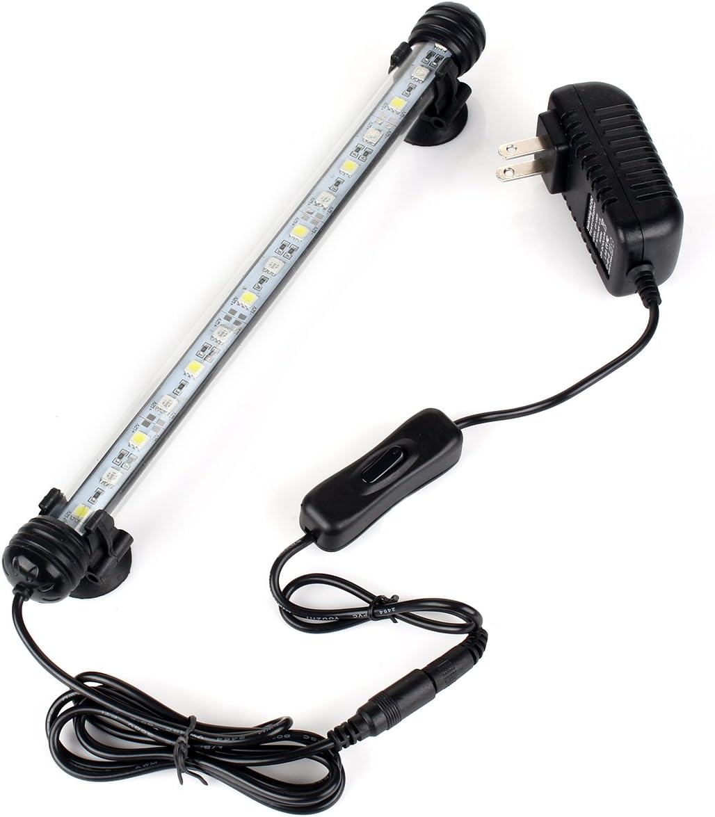 DOCEAN LED Aquarium Light, Acrylic Fish Tank Light, Upgraded LED Aquarium Light IP68 Waterproof Fish Tank Lights Submersible Underwater Aquarium Lights