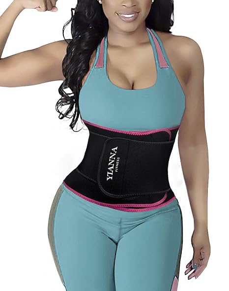 YIANNA Waist Trainer Abnehmen Bauchweggürtel Verstellbarer Schwitzgürtel Damen&Herren