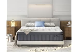 EEN EEN SLEEP Full Size Mattress - Upgrade Strengthen - 12 Inch Hybrid Full Mattress in a Box, Mattress Full Size with Memory Foam and Independent Pocket Springs, Strong Edge Support, Medium