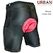 Urban Cycling Apparel Mens Medium Single Tracker Padded Mountain Bike Shorts