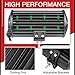 LED Pods, OFFROADTOWN 2pcs 4'' 128W LED Work Light Bar