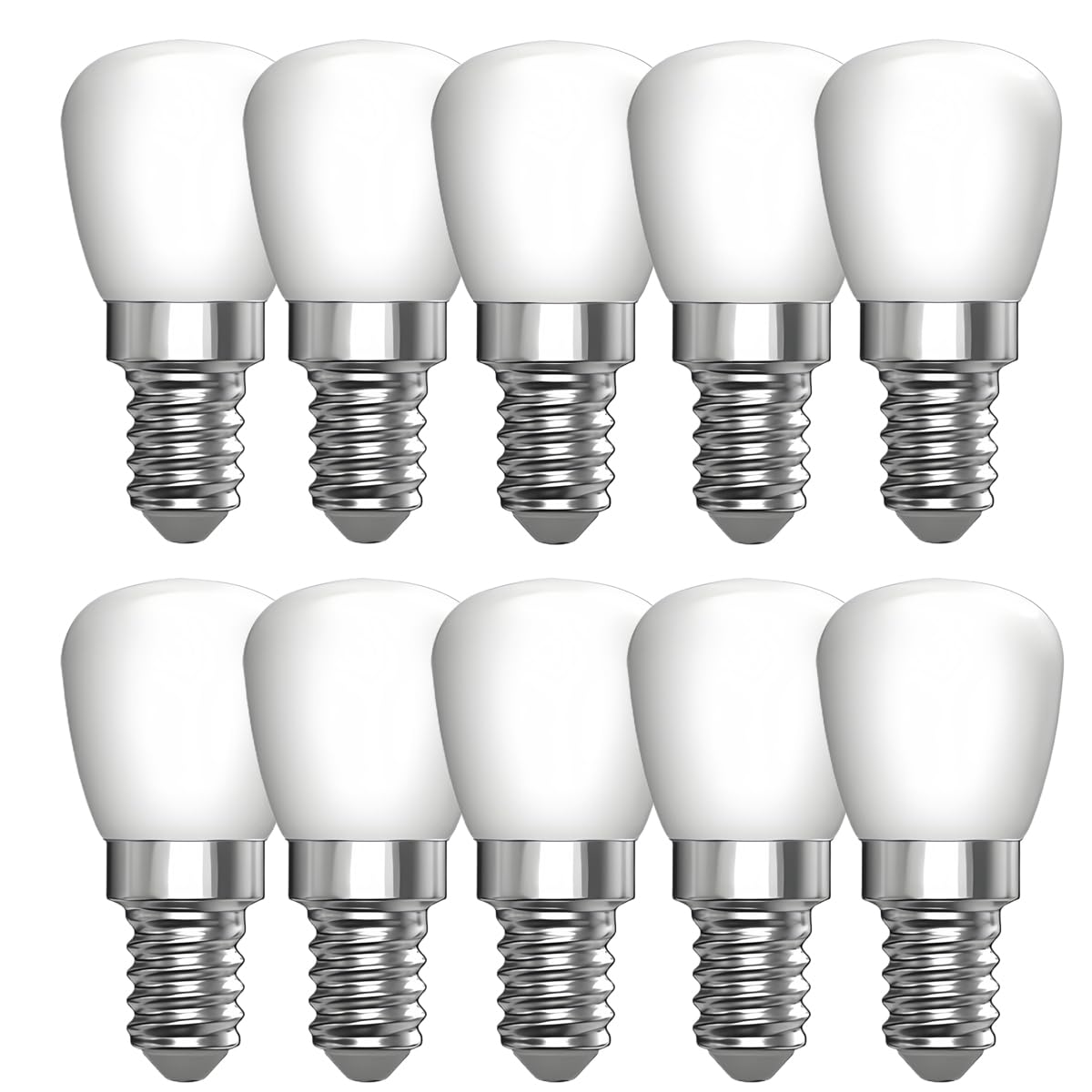 WULUN E14 SES SMD LED Globe Bulb 3W, Equivalent to 40W Halogen Bulb, AC 220-240V, Operating Temperature from -25℃ to +45℃, Replacement for Refrigerator/Cooker Hood/Sewing Machine