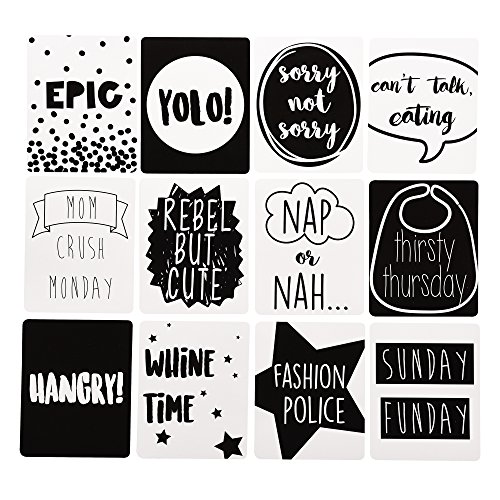 Baby Starters 13-Piece Modern Moments Blanket and Photo Prop Cards Set - Thumbnail 5