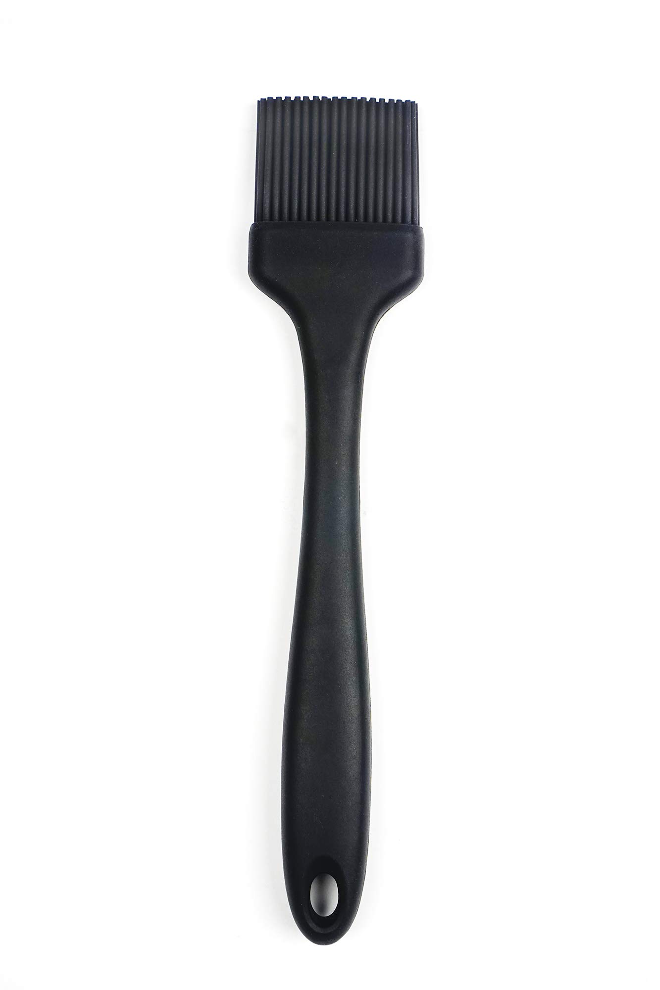 RSVP International (EBB-TQ) Silicone Basting Brush, Black, 8.75" | Gently Spreads Butter, Sauces, Marinades, & More | Dishwasher Safe & Heat Resistant | BBQ Grill, Baking, Preparing Meats