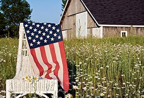 Amazon Com Laeacco American Flag On Chair Photography Background