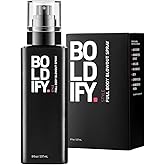 Boldify Full Body Volumizing Hair Spray - Mega-Volume - Blowout Heat Protection Spray with Thickening and Blow Dry Formula for Fine, Thin Hair - For Women & Men