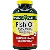Spring Valley - Fish Oil 1000 mg, 300 Softgels