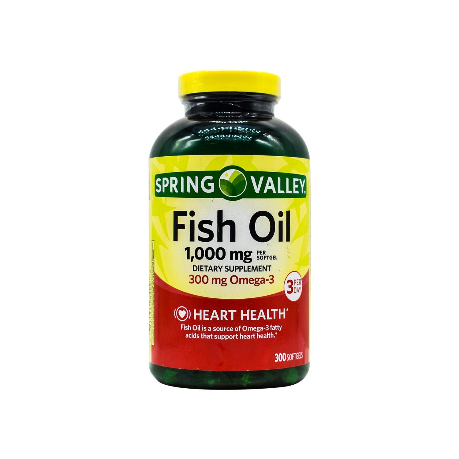 SPRING VALLEY DẦU CÁ OMEGA 3 1000MG HỖ TRỢ TIM VÀ NÃO