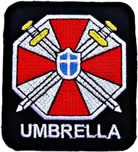 Resident Evil Umbrella Corporation Logo video games films ER01 Sew Iron on Patches