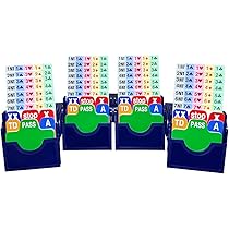 TSB Standard Print Bridge Cards Pack of 12 Decks - 6 Colors Bridge