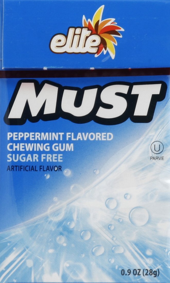 Elite must chewing gum peppermint (815871010092)