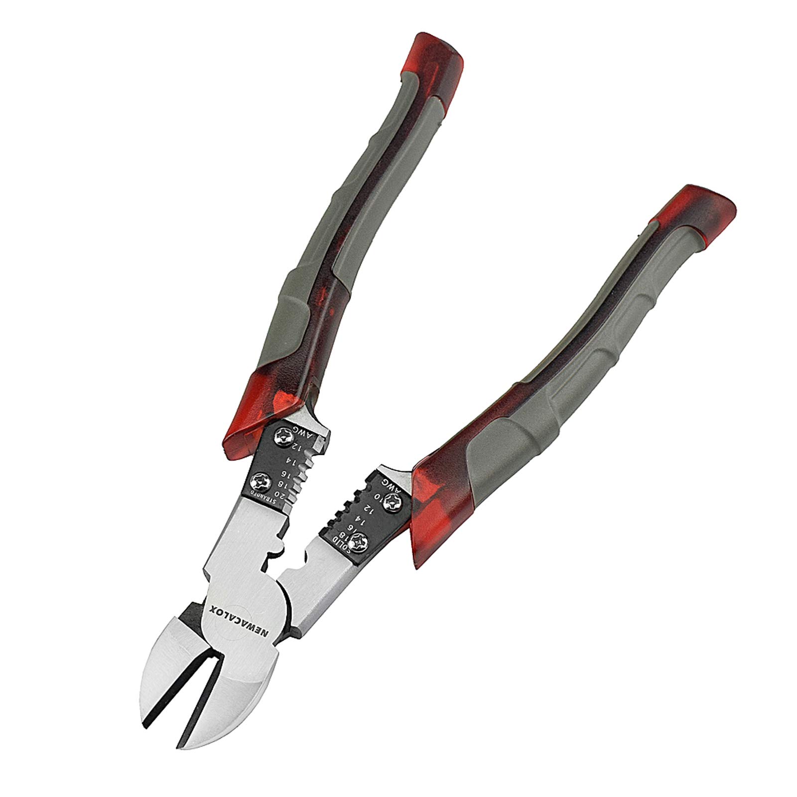 Side Cutting Pliers, Industrial Pliers with Wire Stripper/Crimper