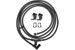FZSFVAQ Windshield washer nozzle spray hose kit for 2011-2016 Ford F250 F350 F450 F550 Super Duty Replaces BC3Z-17603-A BC3Z-17K605-B, Cleaning hose + cleaning nozzle