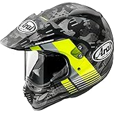 Arai XD4 Cover Adult Dual Sport Motorcycle Helmet - Frost Fluorescent Yellow/X-Small