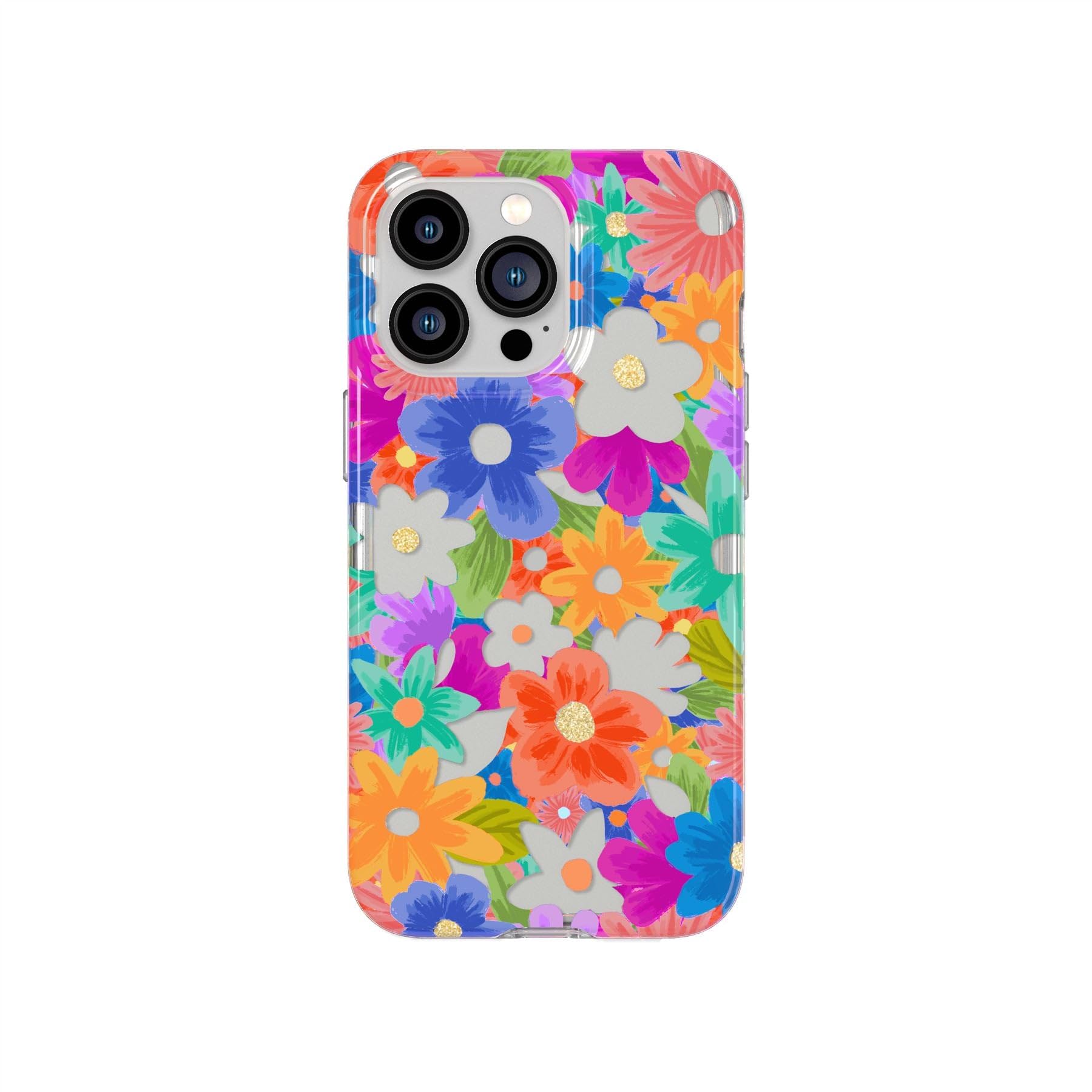 Tech21 Evo Art Cutout Flora for iPhone 13 Pro – Protective Phone Case with Exclusive Artwork and 12ft Multi-Drop Protection