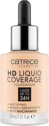 Catrice HD Liquid Coverage Foundation Mattifying 30ml Longlasting Oil-Control view 2