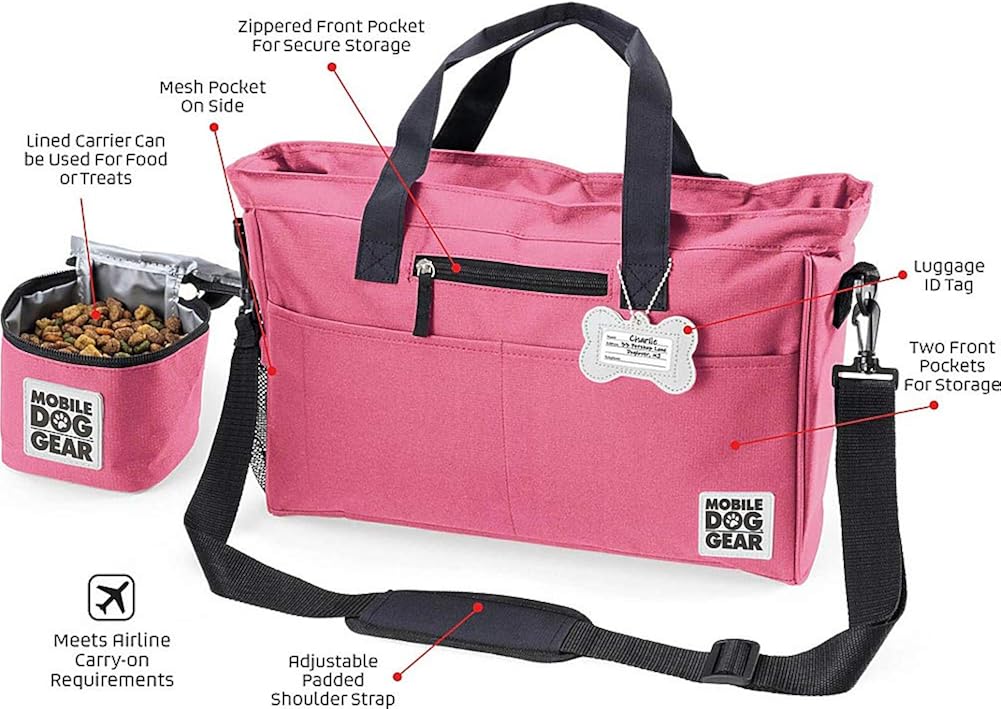 overland travel dog tote bag