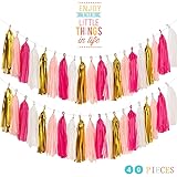 MerryNine Tissue Tassels Garlands, 40PCS