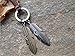 Gyand Mens Womens Adjustable Vintage Long Leather Cord Boho Pendant Necklace 2 Feathers Charm Necklace