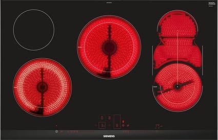 Siemens ET875LMP1D iQ500 Kochfeld Elektro / Ceran/Glaskeramik / 81,2 cm / Timer mit Ausschaltfunktion / schwarz