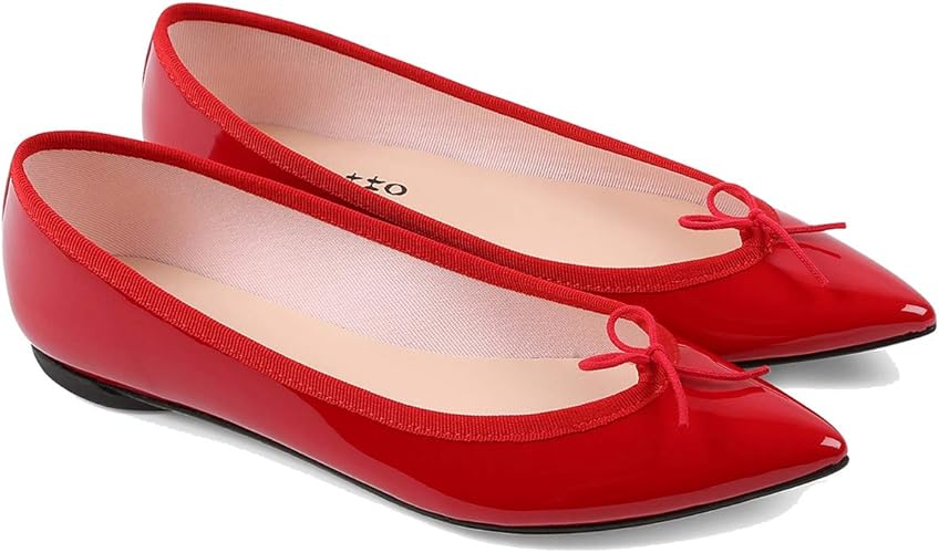 Amazon レペット バレエシューズ ブリジット パンプス Brigitte Ballerina レッド V1556 550 並行輸入品 Repetto レペット パンプス