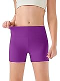 Haloumoning Girls Athletic Shorts Kids High Waisted