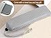 Portable Travel Flatware Set Metal Chopsticks Reusable Stainless Steel Forks Spoons Set with Carrying Case Bag for Adults Dark Grey