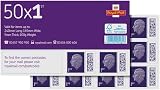 Royal Mail 50 x 1st Class Barcoded Stamps Plum Purple 100g Max view 4