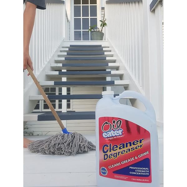 OIL EATER ORIGINAL 1 GALLON CLEANER, DEGREASER – DISSOLVE GREASE OIL AND HEAVY-DUTY STAINS – PROFESSIONAL STRENGTH