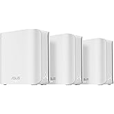 ASUS ZenWiFi BD4 (3-Pack) Dual-Band WiFi 7 Mesh, 3600 Mbps, 6500 sq.ft, Dual 2.5G Ports, Security and Parental Controls Inclu