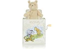 KIDS PREFERRED Disney Baby Classic Winnie The Pooh Jack-in-The-Box - Musical Toy for Babies
