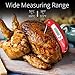 Best Instant Read Kitchen Thermometer - Digital Meat Thermometer Compact Accurate - Flexible Probe - Essential for All Food Meat BBQ Dairy Water Candy - Proven Cooking Thermometer - indoor outdoor use