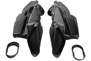 XMT-MOTO Black ABS Ram Air Tubes Duct Intake For SUZUKI GSXR600 GSX-R 750 2006-2007